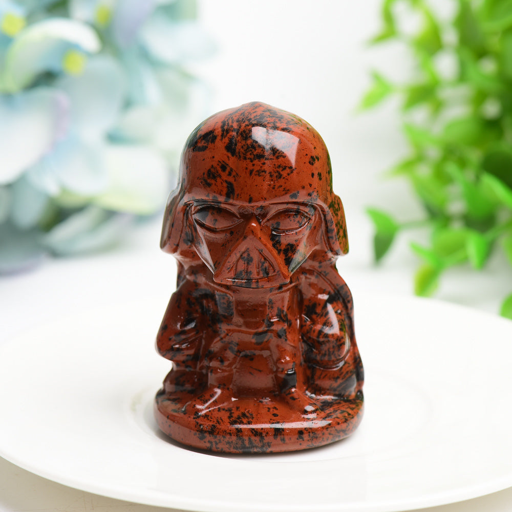 2.5" Mixed Crytsal Darth Vader Crystal Carving Bulk Wholesale  Wholesale Crystals