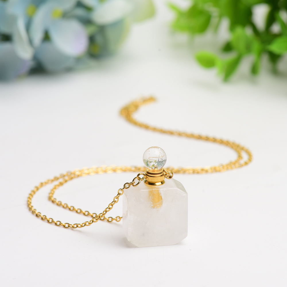 Mixed Crystal Necklace with Perfume Bottle  Wholesale Crystals