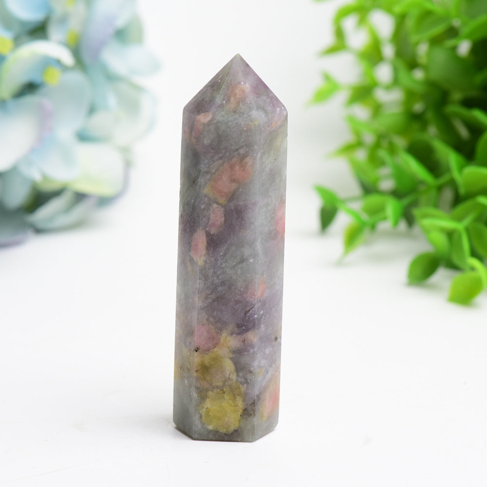 2.5"-4.0" Pink Tourmaline Crystal Point Bulk Wholesale  Wholesale Crystals