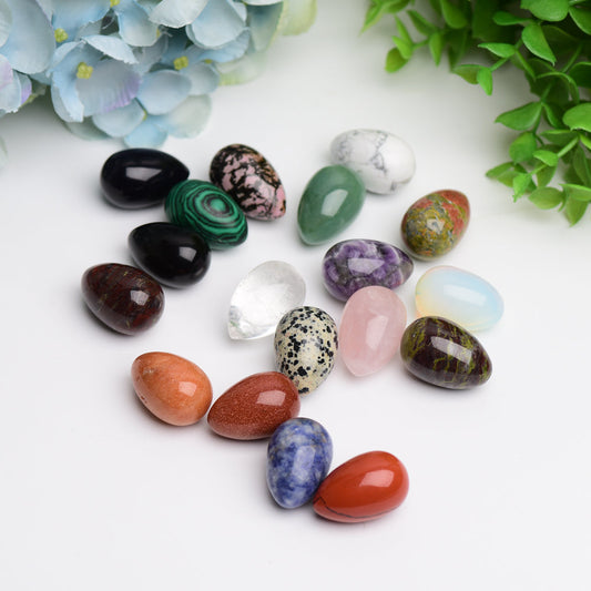 1.0 Mixed Crystal Mini Egg Crystal Carving  Wholesale Crystals