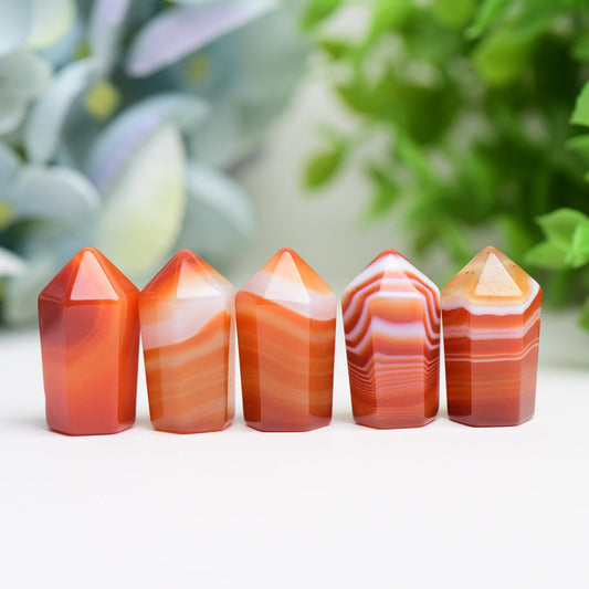 1.0" Carnelian Mini Crystal Point  Wholesale Crystals