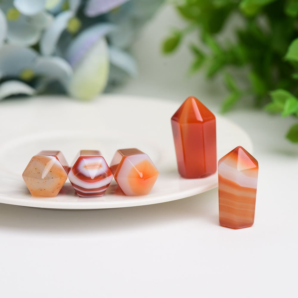 1.0" Carnelian Mini Crystal Point  Wholesale Crystals