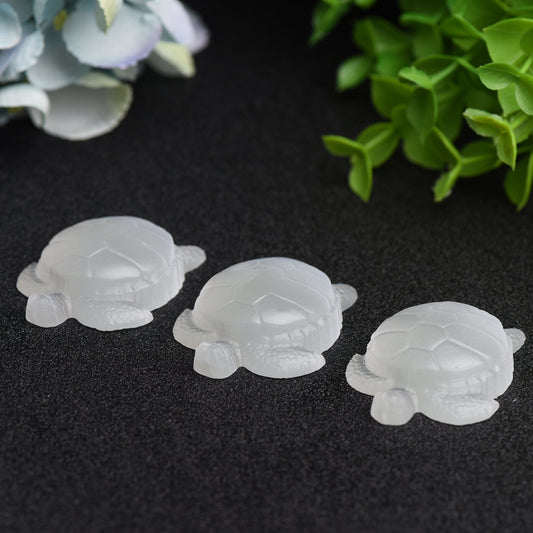 1.8" Selenite Turtle Crystal Carving Bulk Wholesale  Wholesale Crystals