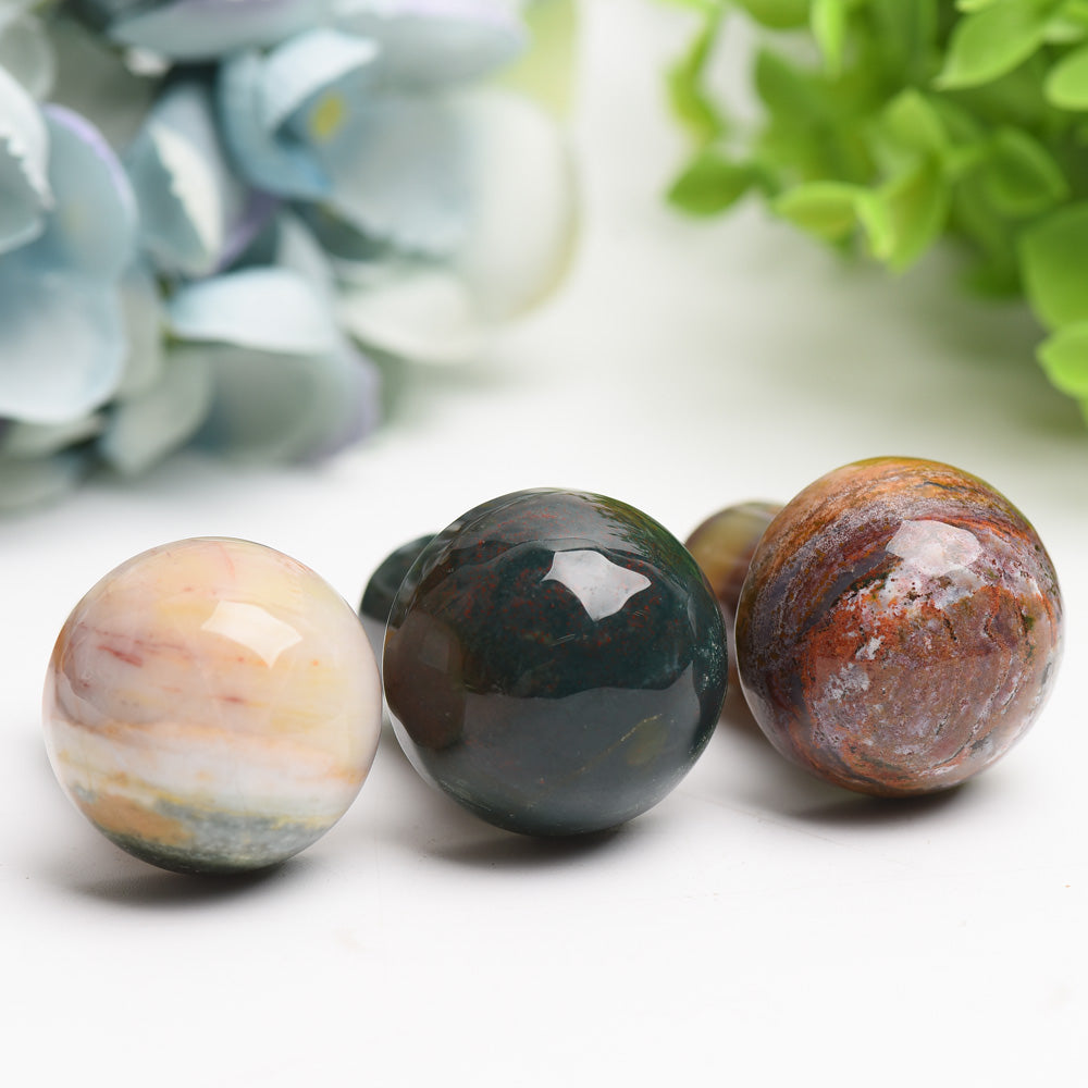 1.9" Ocean Jasper Mushroom Crystal Carving Bulk Wholesale  Wholesale Crystals