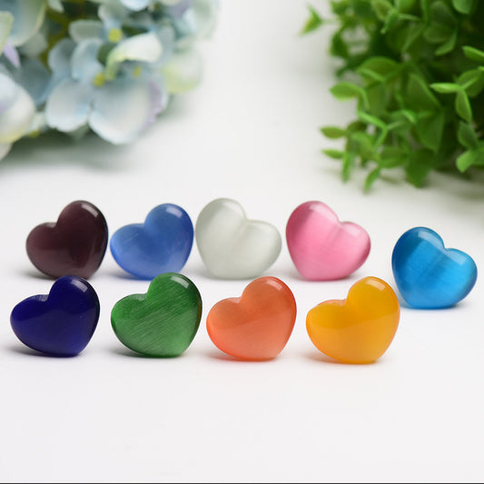 Cat's Eye Heart Shape Car Air Vent Clips for Home Decor Bulk Wholesale  Wholesale Crystals