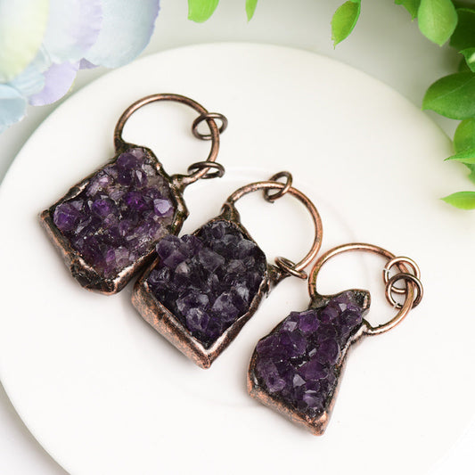 Amethyst Crystal Cluster Pendant Bulk Wholesale  Wholesale Crystals