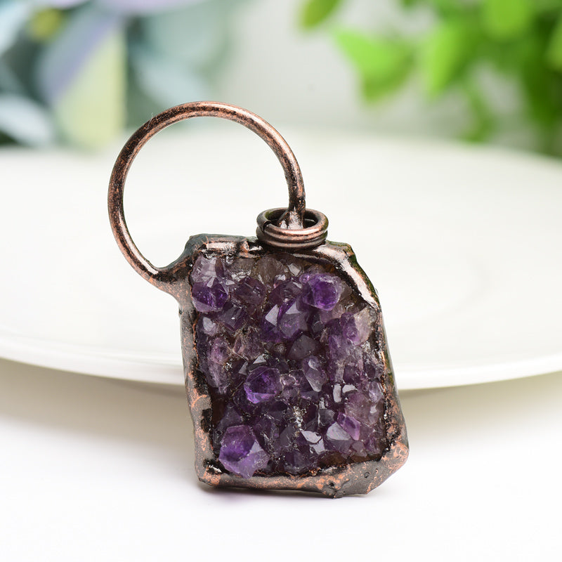 Amethyst Crystal Cluster Pendant Bulk Wholesale  Wholesale Crystals