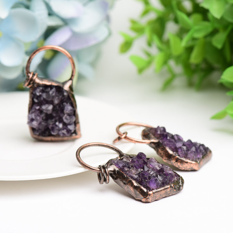 Amethyst Crystal Cluster Pendant Bulk Wholesale  Wholesale Crystals