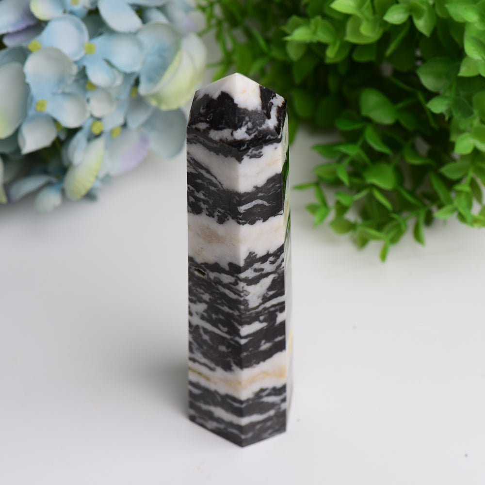 6.0"-8.0" Zebra Jasper Crystal Tower Bulk Wholesale  Wholesale Crystals