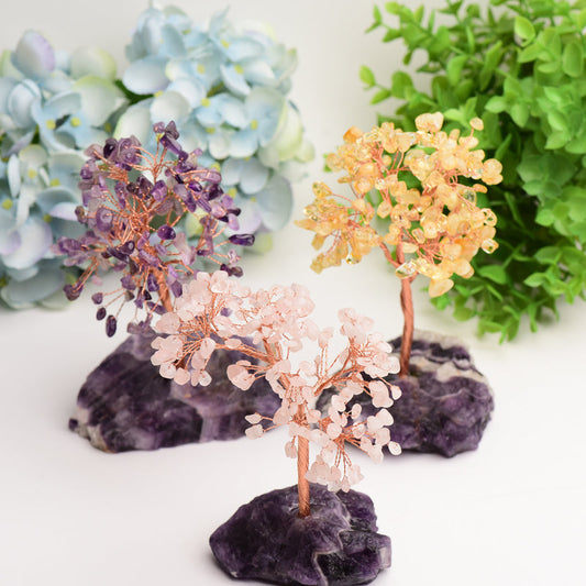 Crystal Tree with Dream Amethyst Base Free Form Bulk Wholesale  Wholesale Crystals