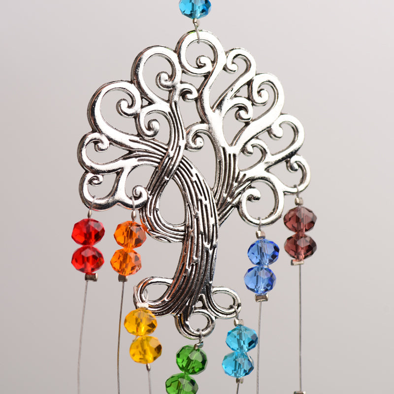 Suncatcher with Life Tree Decor Crystal Haning Ornament Bulk Wholesale  Wholesale Crystals