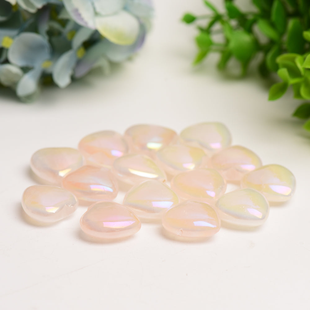 1.0" Aura Crystal Heart Carving Bulk Wholesale  Wholesale Crystals