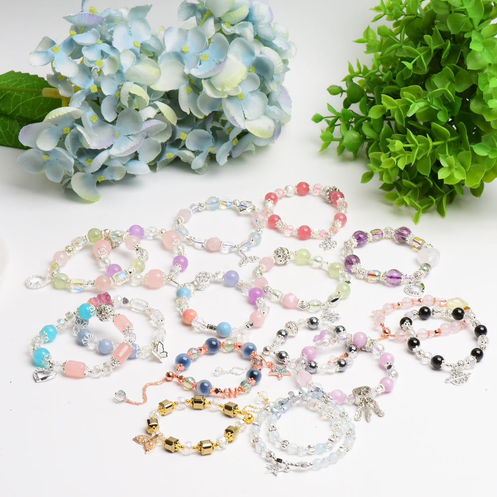 Mixed Crystal Bracelet Bulk Wholesale  Wholesale Crystals