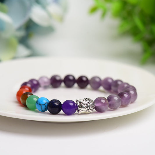 Chakra Mixed Crystal Bracelet Bulk Wholesale  Wholesale Crystals