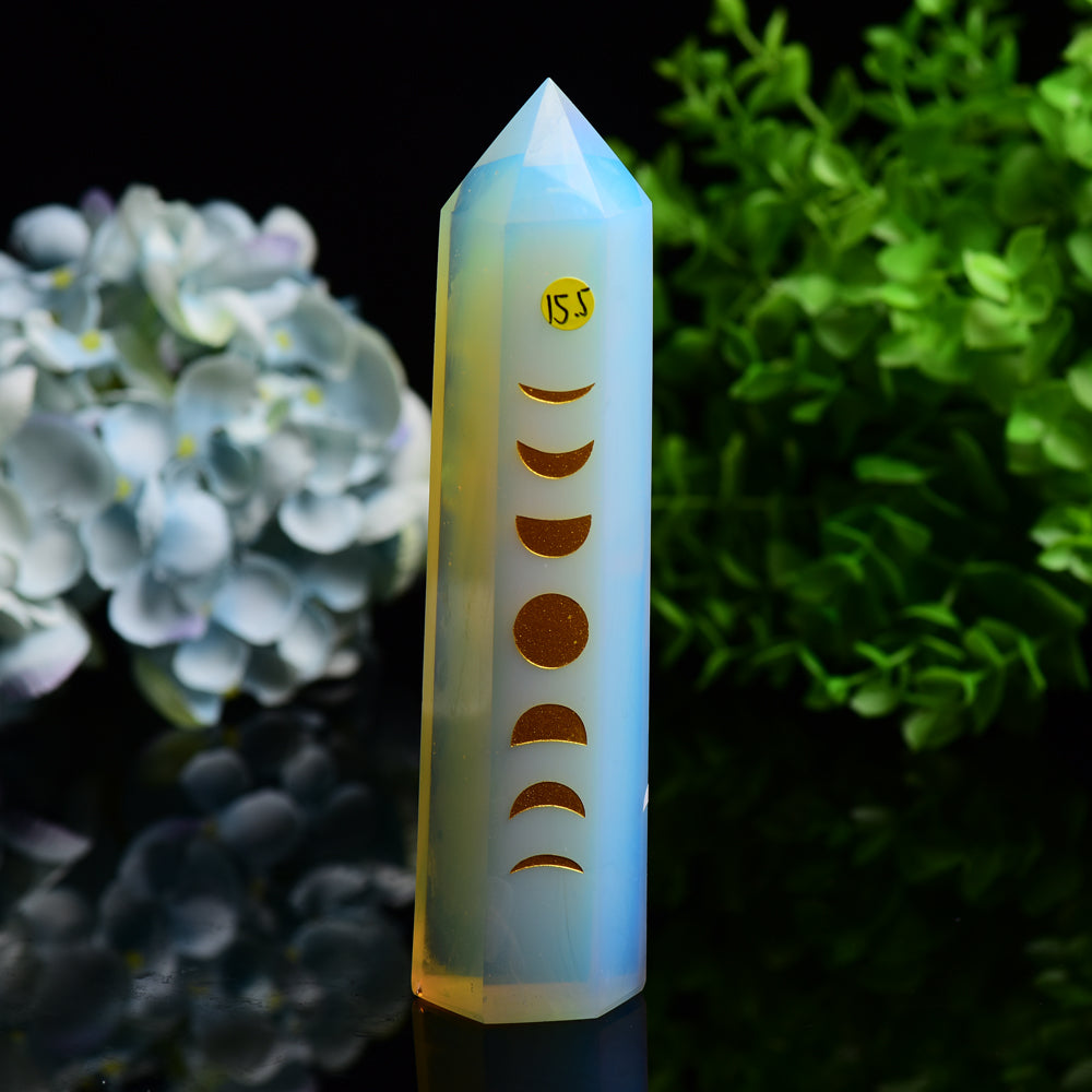 6.0"-8.0" Opalite Chakra Crystal Tower Bulk Wholesale  Wholesale Crystals