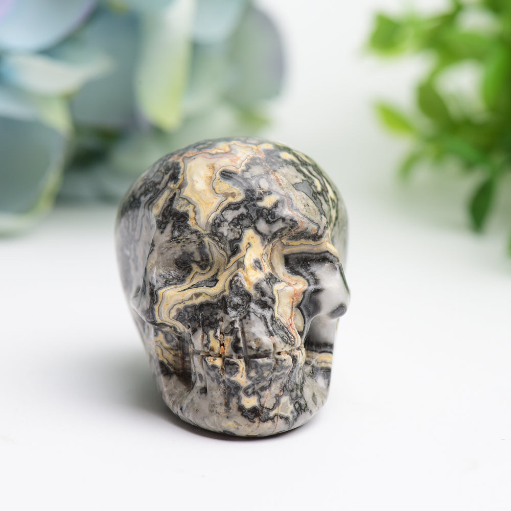 2.0" Piccaso Stone Skull Crystal Carving Bulk Wholesale  Wholesale Crystals