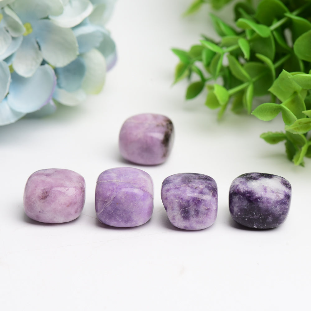 Purple Mica Crystal Tumbles Bulk Wholeslae  Wholesale Crystals