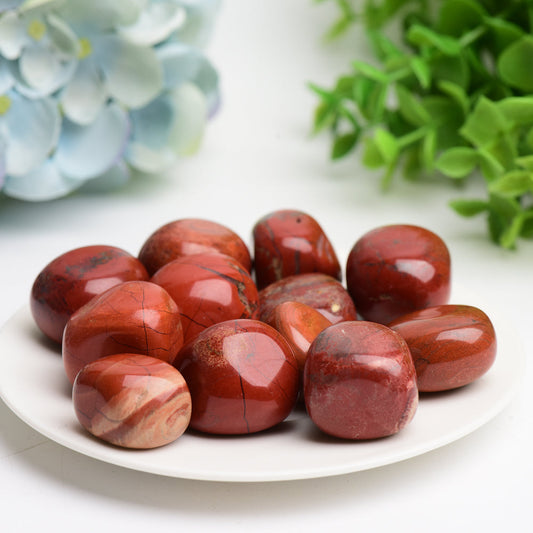 Red Jasper Crystal Tumbles Bulk Wholesale  Wholesale Crystals