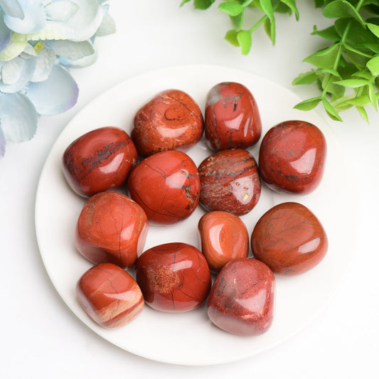 Red Jasper Crystal Tumbles Bulk Wholesale  Wholesale Crystals