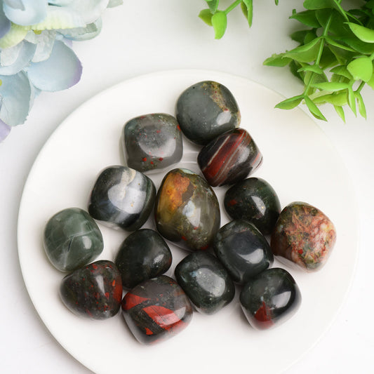 Blood Stone Crystal Tumbles Bulk Wholesale  Wholesale Crystals