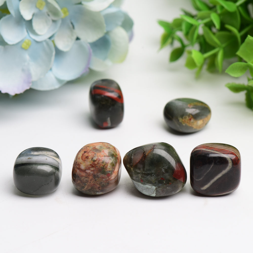 Blood Stone Crystal Tumbles Bulk Wholesale  Wholesale Crystals