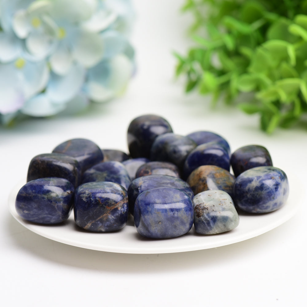 Sodalite Crystal Tumbles Bulk Wholeslae  Wholesale Crystals