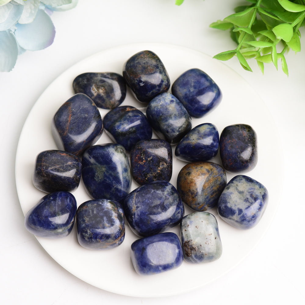 Sodalite Crystal Tumbles Bulk Wholeslae  Wholesale Crystals