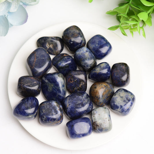 Sodalite Crystal Tumbles Bulk Wholeslae  Wholesale Crystals