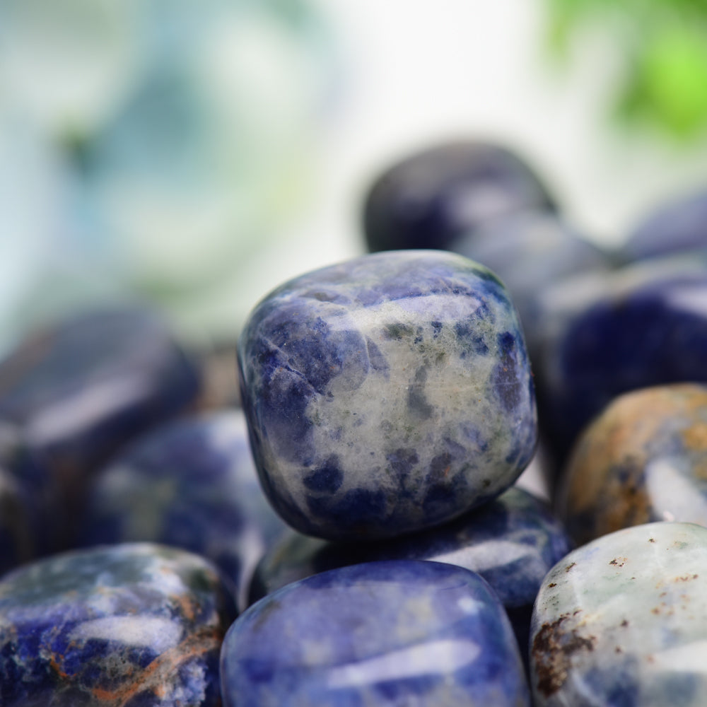 Sodalite Crystal Tumbles Bulk Wholeslae  Wholesale Crystals