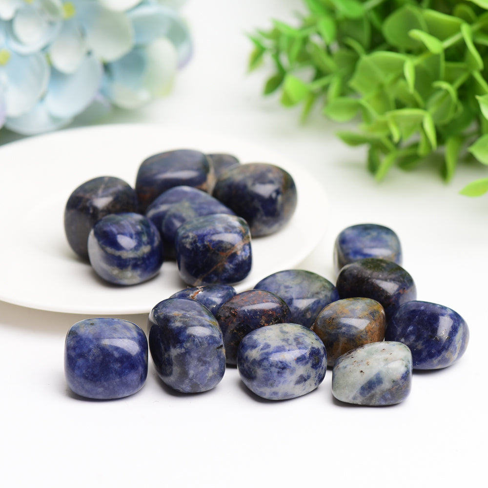 Sodalite Crystal Tumbles Bulk Wholeslae  Wholesale Crystals