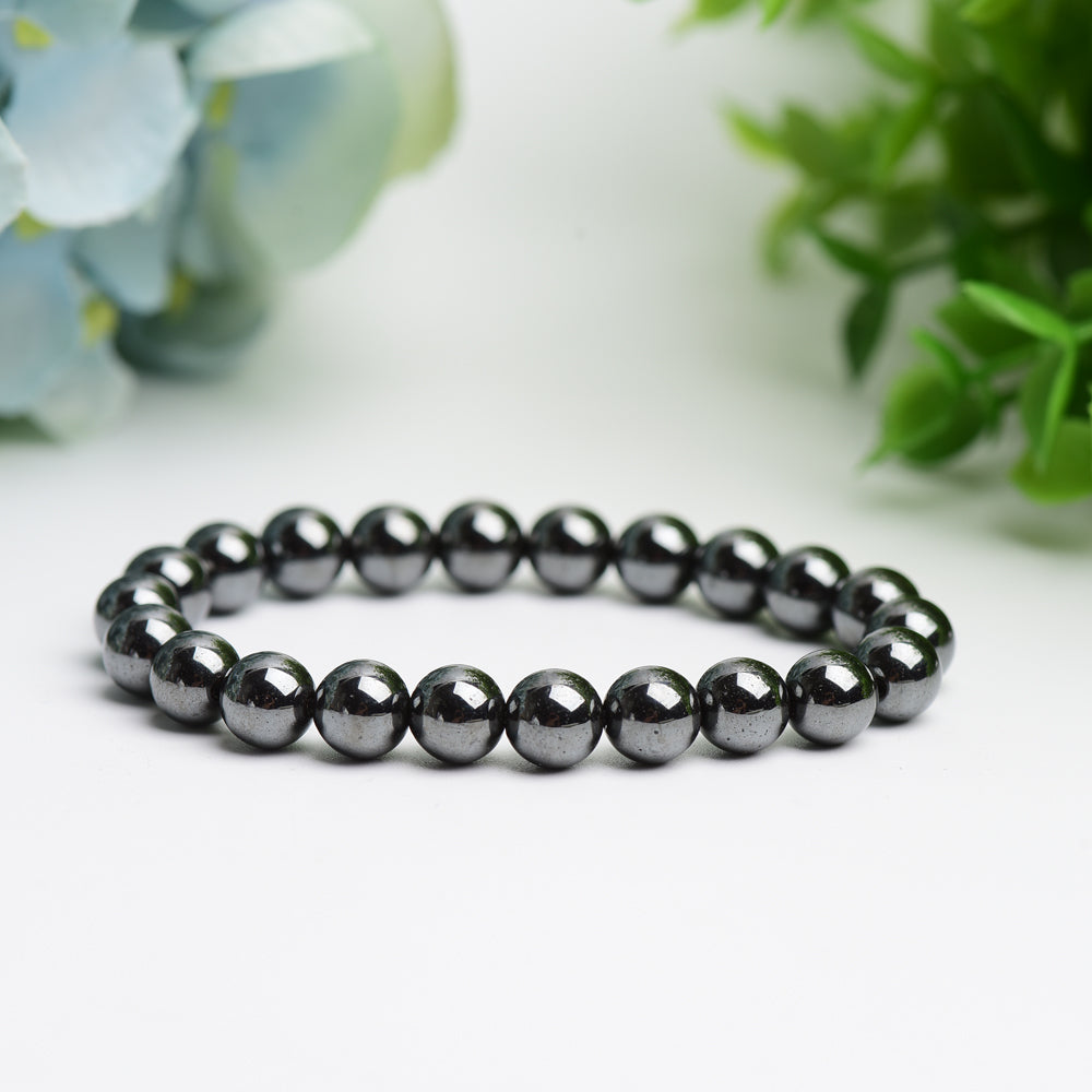 8mm-10mm Hematite Bracelet Bulk Wholesale  Wholesale Crystals