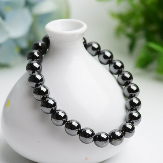 8mm-10mm Hematite Bracelet Bulk Wholesale  Wholesale Crystals