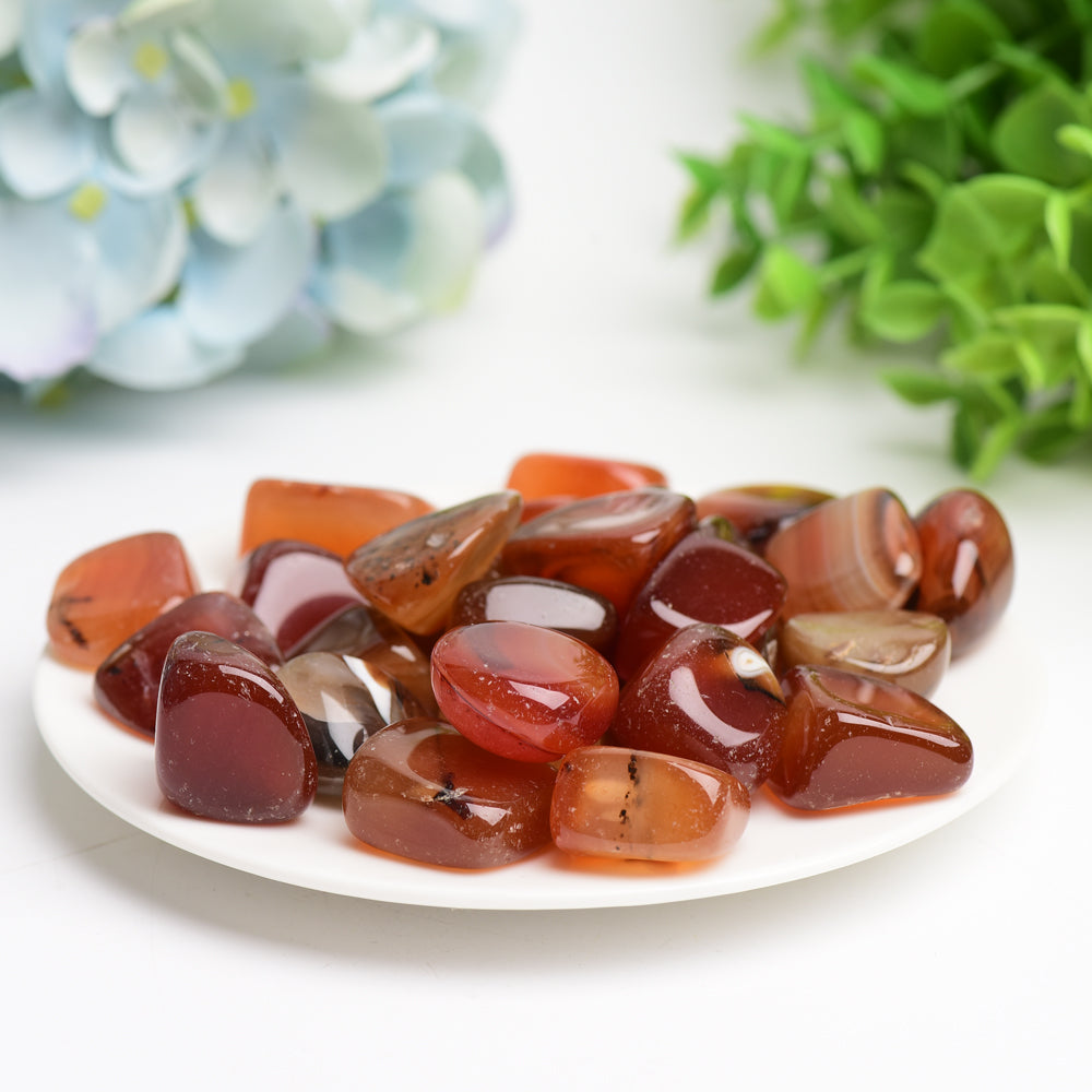 Carnelian Crystal Tumbles Bulk Wholesale  Wholesale Crystals