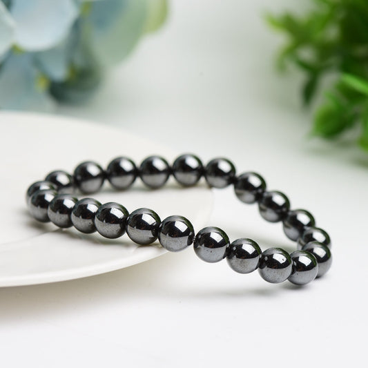 8mm-10mm Hematite Bracelet Bulk Wholesale  Wholesale Crystals