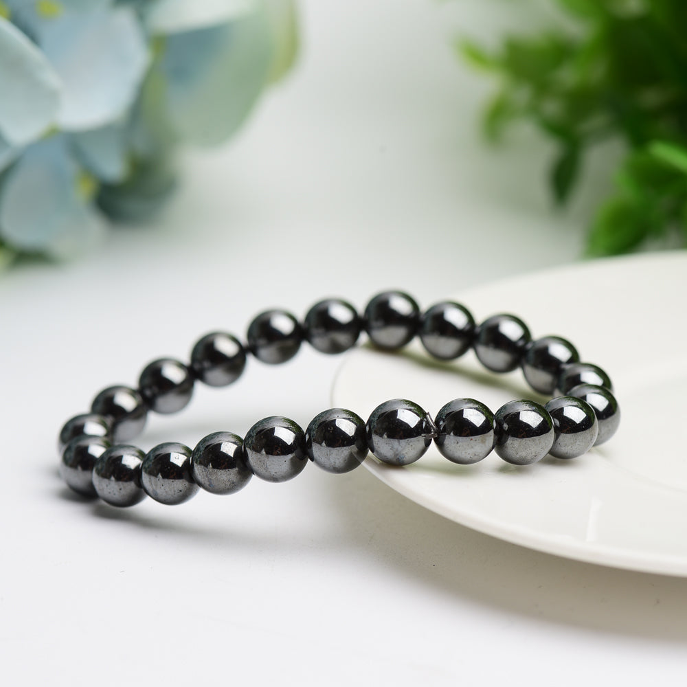 8mm-10mm Hematite Bracelet Bulk Wholesale  Wholesale Crystals