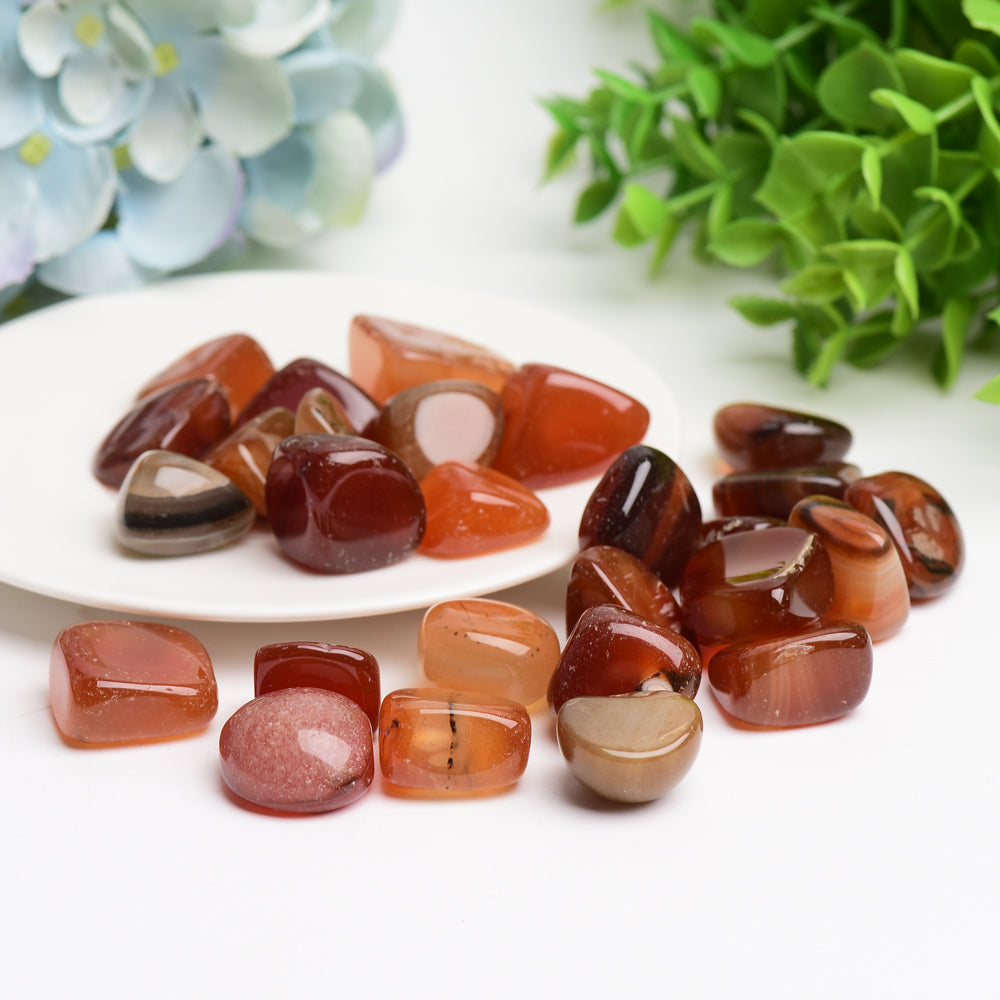 Carnelian Crystal Tumbles Bulk Wholesale  Wholesale Crystals