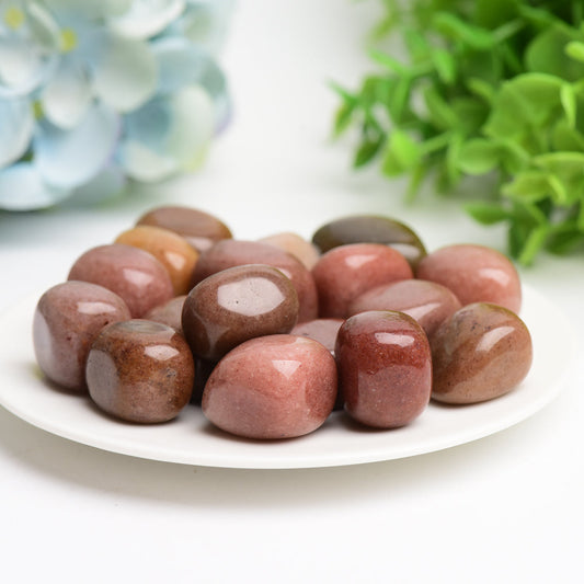 Red Aventurine Crystal Tumble Bulk Wholeslae  Wholesale Crystals