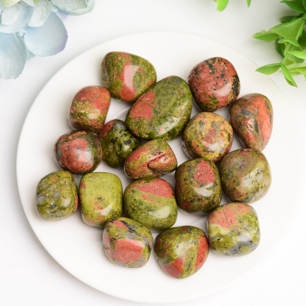 Unakite Crystal Tumble Bulk Wholesale  Wholesale Crystals