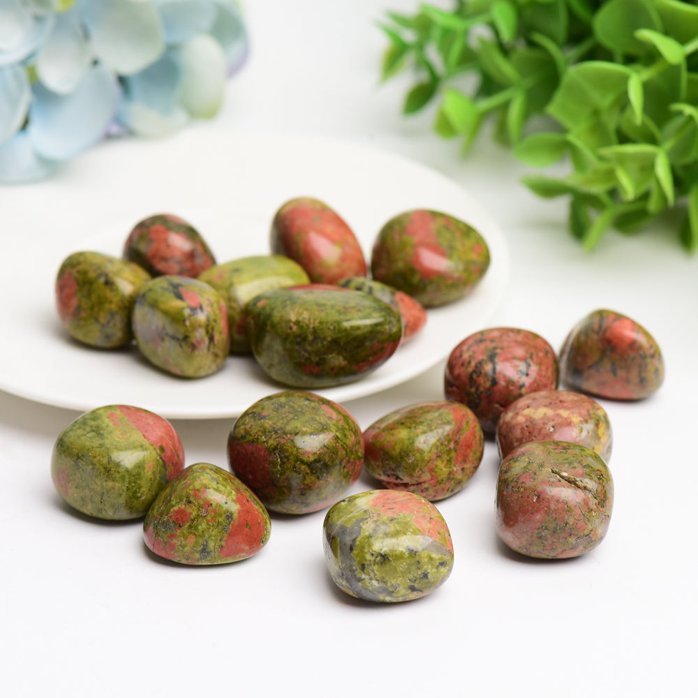 Unakite Crystal Tumble Bulk Wholesale  Wholesale Crystals