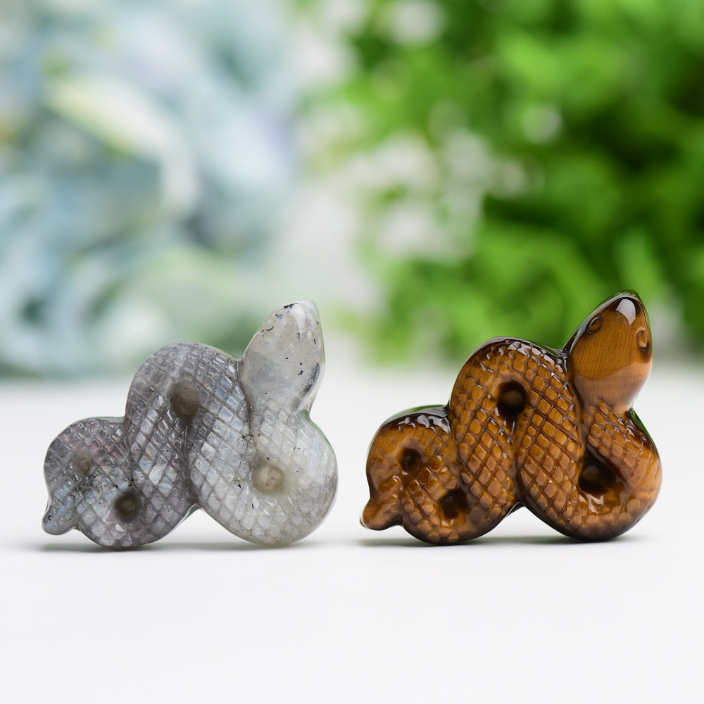 1.7" Snake crystal Carvings  Wholesale Crystals