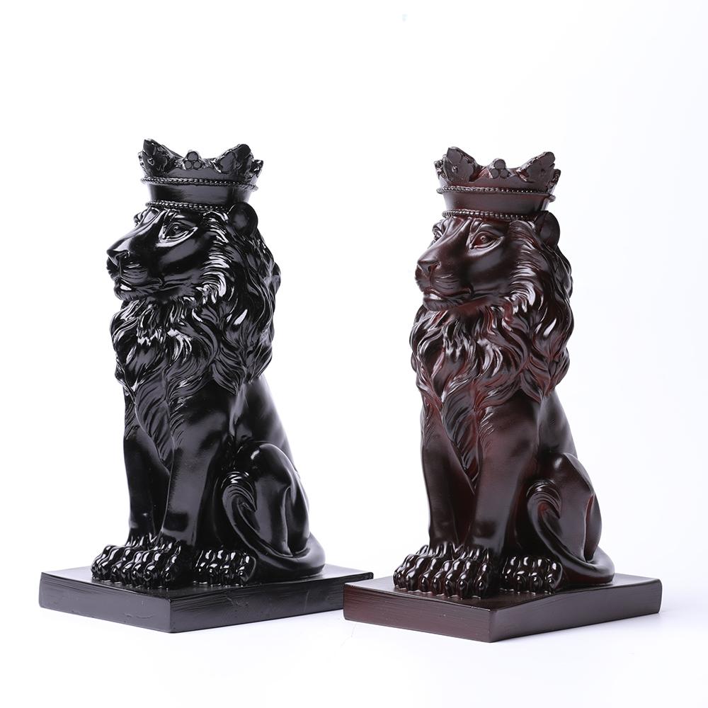 Resin Lion Statue Stand L Wholesale Crystals