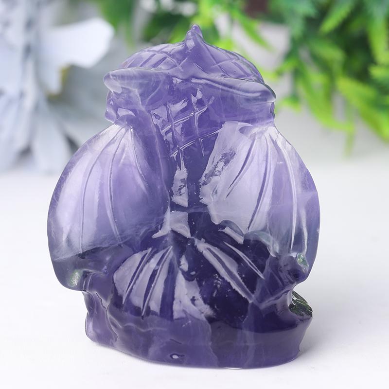 2.5" Fluorite Toothless Crystal Carvings Wholesale Crystals