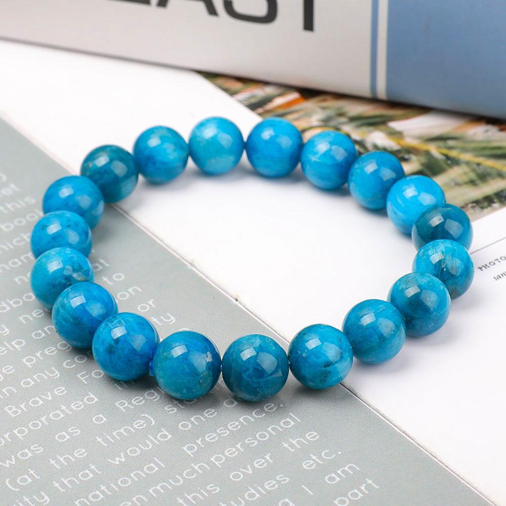 10.5mm Blue Apatite Bracelet Wholesale Crystals