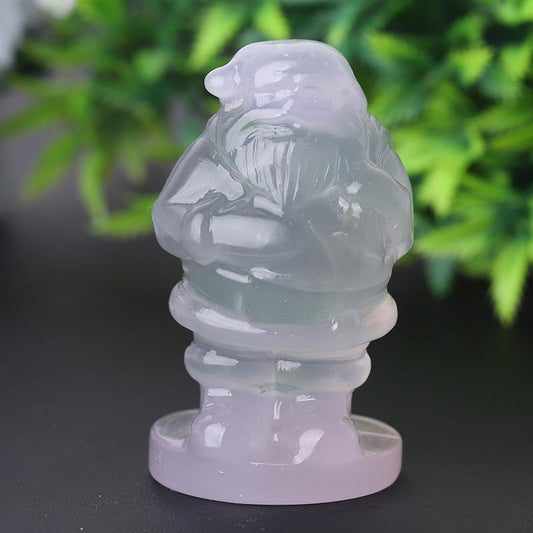 2.4" Flourite Santa Claus Crystal Carvings Wholesale Crystals