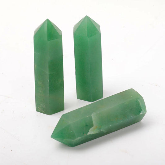 3" Green Aventurine Points Wholesale Crystals