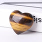 2" Tiger's Eye Heart Crystal Carvings Wholesale Crystals