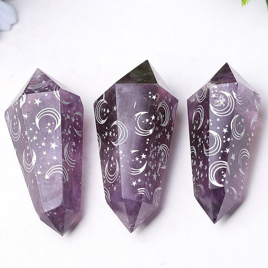 2.5" Amethyst Double Terminated Point Wholesale Crystals