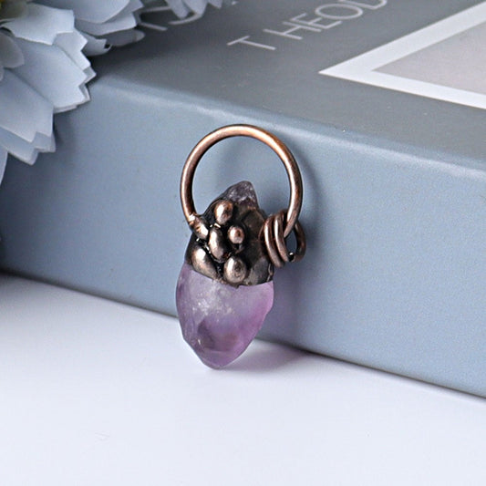 1.5" Amethyst Pendant for DIY Wholesale Crystals