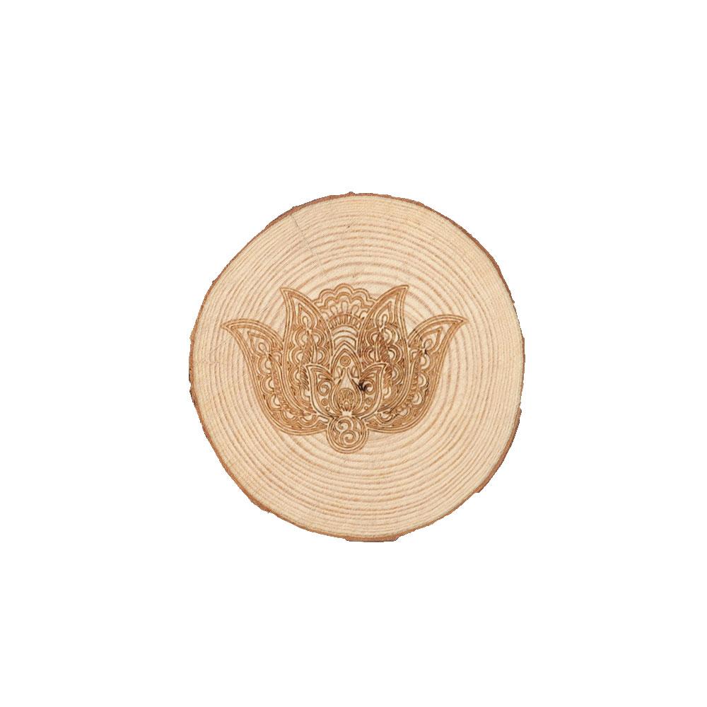 Wooden Coaster 8-10cm Wholesale Crystals