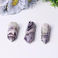 Hot Sale Crystals Healing Stones Dream Amethyst Double Point Crystal Tower Chevron-Amethyst Wholesale Crystals